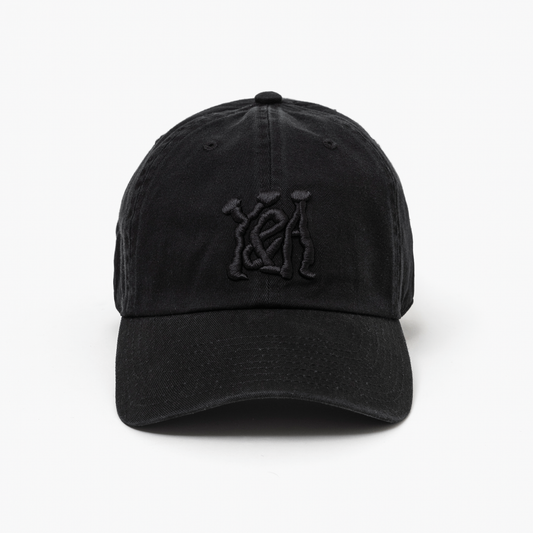 Y&A BLACK STRAPBACK