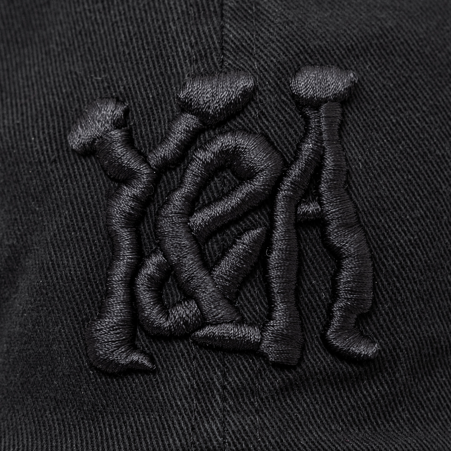 Y&A BLACK STRAPBACK