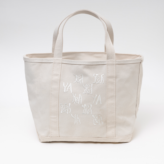 Y&A GRID ZIP TOTE